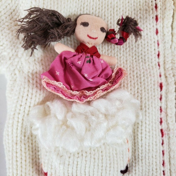 Gymboree Girls 6-12 MOS Hooded Zipper Jacket Warm Cute Peruvian Doll Peru Cotton - Picture 8 of 10